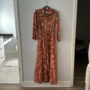Birds of Paradis by Trovata, Cooper Maxi Shirtdress, New with Tags